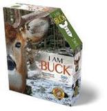 Madd Capp Shape Puzzle Mini Hirsch 300 Teile: I  Am  Buck. Head Shaped Jigsaw Puzzle