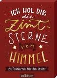 Ich hol dir die Zimtsterne vom Himmel: 24 Adventskarten mit Holzständer