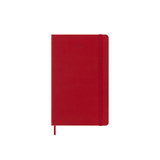 Moleskine 2024 12-month Weekly Large Hardcover Notebook: Scarlet Red