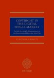 Copyright in the Digital Single Market: Article-by-Article Commentary to the Provisions of Directive 2019/790