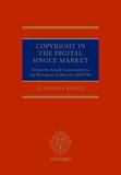 Copyright in the Digital Single Market: Article-by-Article Commentary to the Provisions of Directive 2019/790