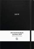 Church Pocket Book and Diary 2019 ? Black A5 Cased with Elastic: Black Large