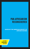 Pan?Africanism Reconsidered