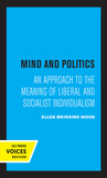 Mind and Politics ? An Approach to the Meaning of Liberal and Socialist Individualism