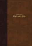 Nbla Biblia de Estudio Macarthur, Leathersoft, Café, Interior a DOS Colores, Con Índice