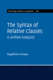 The Syntax of Relative Clauses: A Unified Analysis