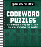 Brain Games - Codeword Puzzle: Unscramble the Alphabet, Fill in the Grid, and Solve the Puzzle!