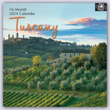 Tuscany - Toskana 2024 - 16-Monatskalender: Original Gifted Stationery [Mehrsprachig] [Kalender]