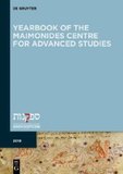 Yearbook of the Maimonides Centre for Advanced Studies. 2019