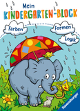 Ravensburger Mein Kindergarten-Block - Farben, Formen, Logik- Rätselspaß für Kindergartenkinder ab 5 Jahren - Förderung von Logik, Aufmerksamkeit und Ausdauer: Farben, Formen, Logik