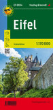 Eifel, Erlebnisführer 1:170.000, freytag & berndt, EF 0034: Freizeitkarte mit touristischen Infos auf Rückseite, wasserfest und reißfest