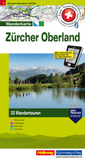 Zürich Oberland Nr. 01 Touren-Wanderkarte 1:50 000: 33 Wandertouren, Tourenführer, Fotos, waterproof, Höhenprofile, Zeitangaben, Restaurants, Autobusse