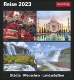 Reise Tagesabreißkalender 2023. Kalender für jeden Tag mit faszinierenden Bildern fremder Kulturen, rätselhafter Bräuche und beeindruckender Orte aller Welt. Tischkalender 2023.: Kulturkalender - Städte, Menschen, Landschaften