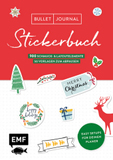 Bullet Journal - Stickerbuch Merry Christmas: 900 weihnachtliche Schmuckelemente: Easy Setups für deinen Planer mit 100 Vorlagen zum Abpausen - Alle Aufkleber mit beschreibbarer Oberfläche