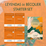 Leyendas de Bécquer (with 5 MP3 audio-CDs) - Starter-Set - Spanish-English, m. 5 Audio-CD, m. 5 Audio, m. 5 Audio, 5 Teile: Ilya Frank's Reading Method - Learning, refreshing and perfecting Spanish by having fun reading