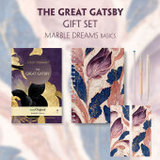 The Great Gatsby (with audio-online) Readable Classics Geschenkset + Marmorträume Schreibset Basics, m. 1 Beilage, m. 1 Buch: Unabridged English Edition with improved readability, easy to read font, comfortable font size, high-quality print and premium white paper.