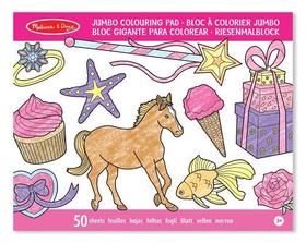 Jumbo Colouring Pad - Pink Jumbo Colouring Pad - Pink