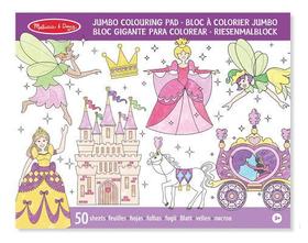 Jumbo Colouring Pad - Princess & Fairy Jumbo Colouring Pad - Princess & Fairy