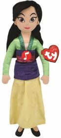 Mulan Prinzessin mit Sound - Disney - Beanie Babies - Med Mulan Prinzessin mit Sound - Disney - Beanie Babies - Med