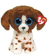 Ty Muddles Dog Beanie Boo - Med Ty Muddles Dog Beanie Boo - Med