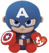 Captain America 15cm, Material: 100% Polyester geprüft nach EN-71. Farbe: mehrfarbig Captain America 15cm, Material: 100% Polyester geprüft nach EN-71. Farbe: mehrfarbig