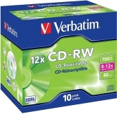 VERBATIM CD-RW SERL 700MB 12x 10er JewelCase VERBATIM CD-RW SERL 700MB 12x 10er JewelCase