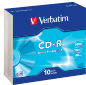 VERBATIM CD-R 700MB 52x 10er SlimCase VERBATIM CD-R 700MB 52x 10er SlimCase