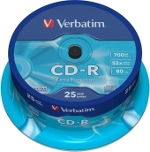 VERBATIM CD-R 700MB 52x 25er Spindel VERBATIM CD-R 700MB 52x 25er Spindel