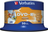 VERBATIM DVD-R AZO 4.7GB 16X 50er Spindel bedruckbar VERBATIM DVD-R AZO 4.7GB 16X 50er Spindel bedruckbar