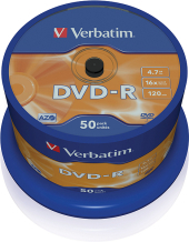 VERBATIM DVD-R AZO 4.7GB 16x 50er Spindel VERBATIM DVD-R AZO 4.7GB 16x 50er Spindel