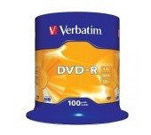 VERBATIM DVD-R 4,7GB 16x 100er Spindel VERBATIM DVD-R 4,7GB 16x 100er Spindel