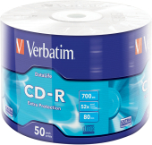 VERBATIM CD-R 700MB 52x 50er Wrap VERBATIM CD-R 700MB 52x 50er Wrap