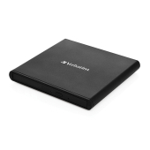 VERBATIM ext. Slimline USB 2.0 CD-DVD Writer light black VERBATIM ext. Slimline USB 2.0 CD-DVD Writer light black