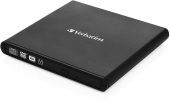 VERBATIM ext. Slimline USB 2.0 CD-DVD Writer black VERBATIM ext. Slimline USB 2.0 CD-DVD Writer black