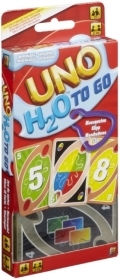UNO H2O To Go (Kartenspiel): Wasserfeste, transparente Spielkarten UNO H2O To Go (Kartenspiel): Wasserfeste, transparente Spielkarten