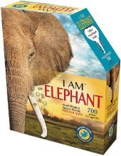 Shape Puzzle Elefant (Puzzle): I am elephant Shape Puzzle Elefant (Puzzle): I am elephant