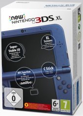 New Nintendo 3DS XL, Konsole (metallic blue) New Nintendo 3DS XL, Konsole (metallic blue)