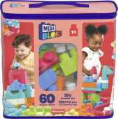 Mega Bloks Bausteinebeutel Medium, pink: 60 Teile Mega Bloks Bausteinebeutel Medium, pink: 60 Teile