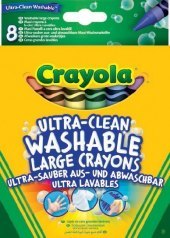 Crayola Ultra-Clean aus- und abwaschbare Wachsmalstifte Crayola Ultra-Clean aus- und abwaschbare Wachsmalstifte