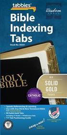 Bible Tabs - Solid Gold - Old: Classic Solid Gold Catholic Bible Tabs Bible Tabs - Solid Gold - Old: Classic Solid Gold Catholic Bible Tabs
