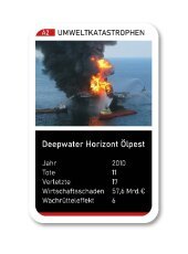 Katastrophen (Kartenspiel): Quartett Katastrophen (Kartenspiel): Quartett