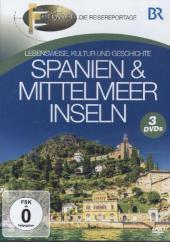 Spanien & Mittelmeer Inseln, 3 DVDs: Lebensweise, Kultur und Geschichte Spanien & Mittelmeer Inseln, 3 DVDs: Lebensweise, Kultur und Geschichte