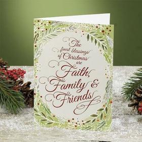 Faith, Family & Friends Christmas Cards Faith, Family & Friends Christmas Cards