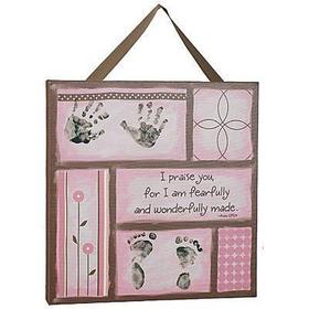 Baby Prints Canvas Hanging (Girl) Baby Prints Canvas Hanging (Girl)