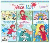 Hexe Lilli, 3er Box. Box.1, 3 Audio-CDs: Folgen 1,2,3. Hexe Lilli stellt die Schule auf dem Kopf; Hexe Lilli macht Zauberquatsch; Hexe Lilli und der Zirkuszauber Hexe Lilli, 3er Box. Box.1, 3 Audio-CDs: Folgen 1,2,3. Hexe Lilli stellt die Schule auf dem Kopf; Hexe Lilli macht Zauberquatsch; Hexe Lilli und der Zirkuszauber