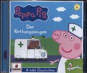 Peppa Pig Hörspiele - Der Rettungswagen (und 5 weitere Geschichten), 1 Audio-CD Peppa Pig Hörspiele - Der Rettungswagen (und 5 weitere Geschichten), 1 Audio-CD