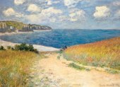 Strandweg zwischen Weizenfeldern von Claude Monet (Puzzle)