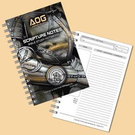 Armor of God Scripture Notebook - Black/Gold Armor of God Scripture Notebook - Black/Gold