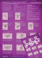 Mindful Yoni Massage - Quick Reference (2023): [DIN A4 - 2 pages, laminated] erotic, tantric massage for couples