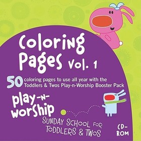 Play-N-Worship for Toddlers and Twos Vol. 1: 50 Coloring Pages for the 10 Booster Pack Bible Story Boards Play-N-Worship for Toddlers and Twos Vol. 1: 50 Coloring Pages for the 10 Booster Pack Bible Story Boards